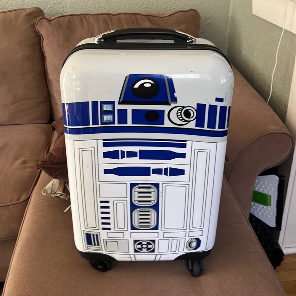 Rare R2-D2 Star Wars child suitcase luggage